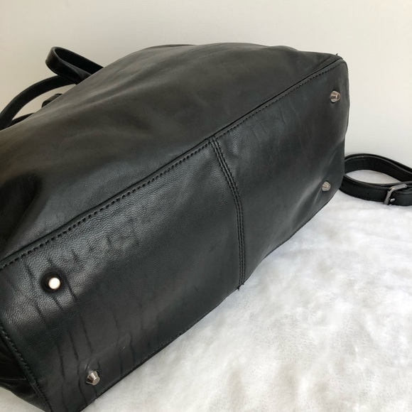 DKNY Tote Black Leather Handbag/Purse - Picture 6 of 14